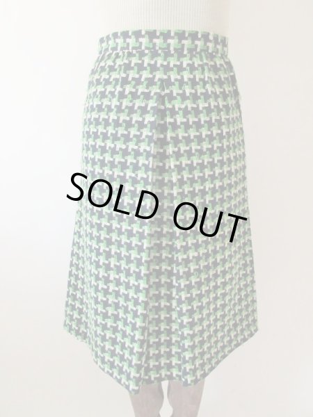 画像11: 【9コーデ掲載中*】レトロ配色スカート (11)