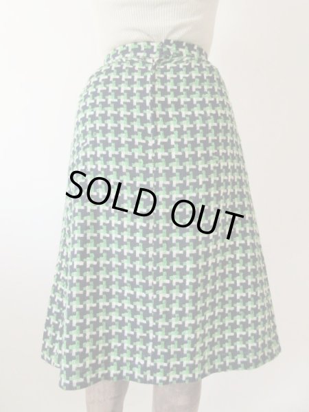 画像13: 【9コーデ掲載中*】レトロ配色スカート (13)