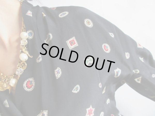 画像6: 【リッチなシルク*】Italy製ラップデザインワンピース (6)