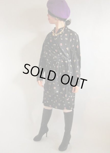 画像2: 【リッチなシルク*】Italy製ラップデザインワンピース (2)