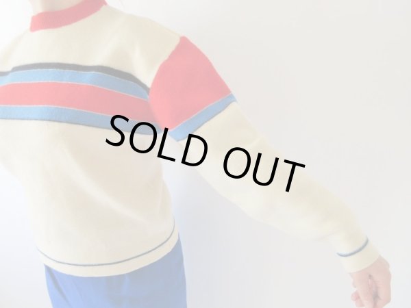 画像3: 【鮮度バツグン*】トリコロールボーダーニット (3)