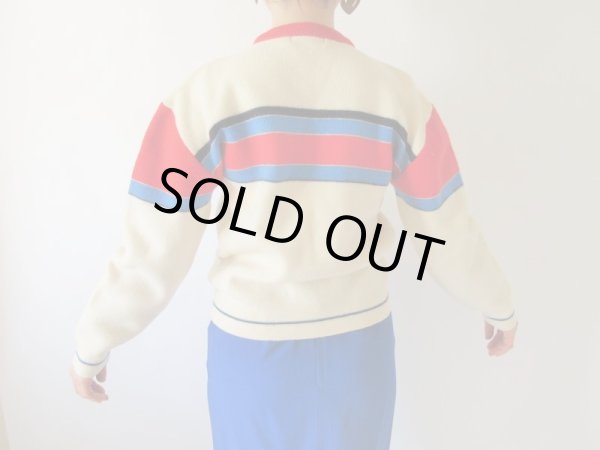 画像6: 【鮮度バツグン*】トリコロールボーダーニット (6)