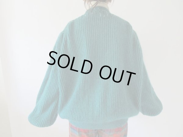 画像6: 【心躍る好発色*】たっぷりお袖のイタリー製カーディガン (6)