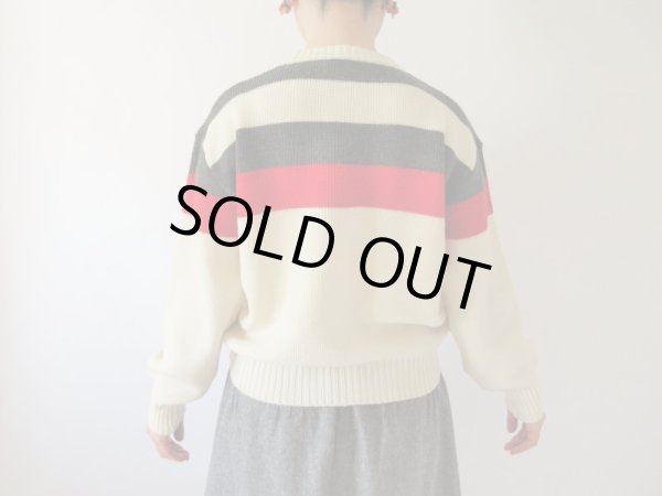 画像5: 【スポーティーテイストで新鮮顔*】レナウンのヴィンテージニット (5)