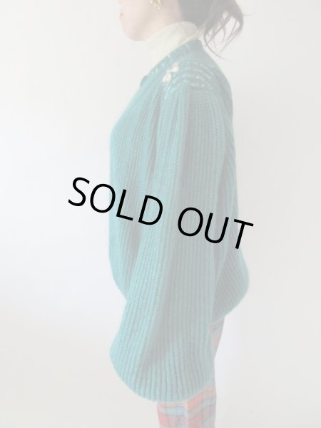 画像5: 【心躍る好発色*】たっぷりお袖のイタリー製カーディガン (5)