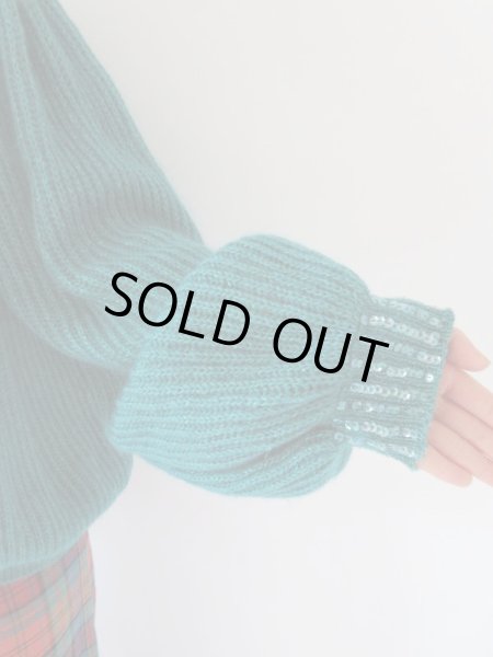 画像8: 【心躍る好発色*】たっぷりお袖のイタリー製カーディガン (8)