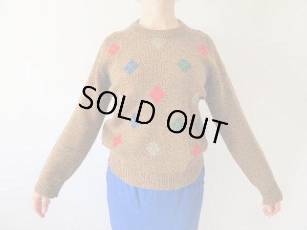 画像3: 【なつかしく可愛らしく*】アーガイルニット (3)