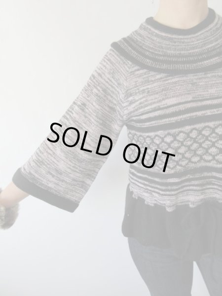 画像8: 【さりげなくレディーに*】ウエストリボンのニット (8)