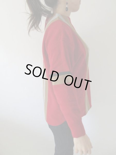 画像4: 【コケティッシュな魅力を*】レトロストライプニット (4)