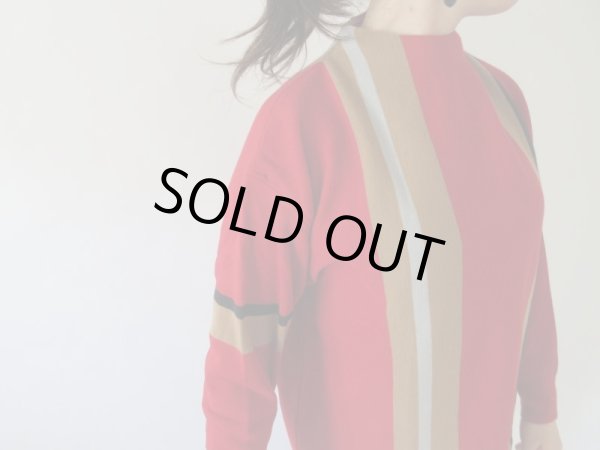 画像7: 【コケティッシュな魅力を*】レトロストライプニット (7)