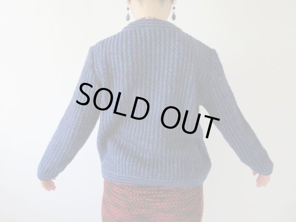 画像5: 【大人可愛く羽織りたい*】レディーパープルカーディガン (5)