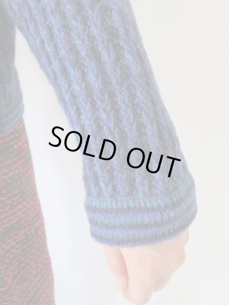 画像7: 【大人可愛く羽織りたい*】レディーパープルカーディガン (7)