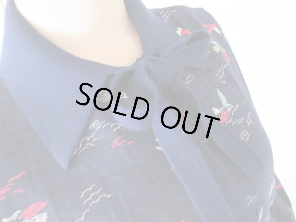 画像7: 【リボンも可愛い*】羽ばたく鳥さんニット (7)