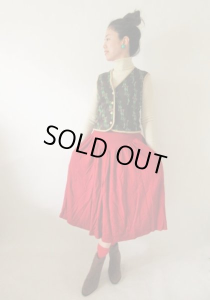 画像2: 【柄は楽しく*】Dead stock*鳥さん柄ベスト (2)