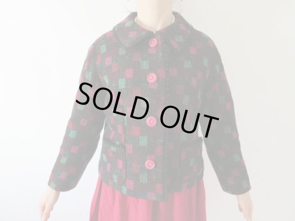 画像3: 【高島屋のお仕立て品*】大人可愛い配色ジャケット (3)