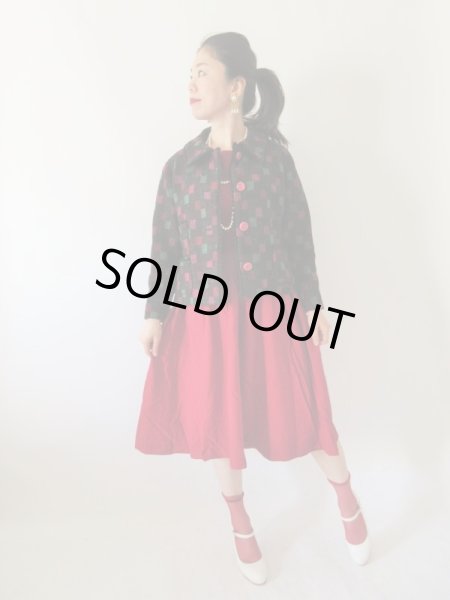 画像2: 【高島屋のお仕立て品*】大人可愛い配色ジャケット (2)