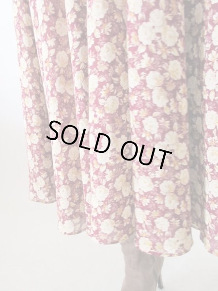 画像8: 【ドラマチックなシルエット*】クラシカルフラワーワンピース  (8)