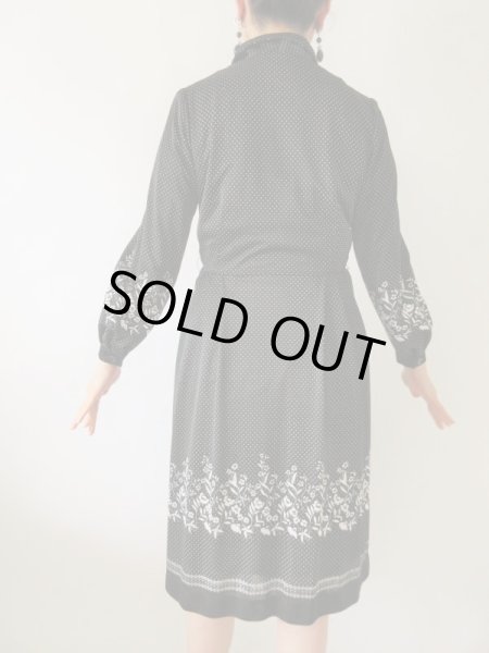 画像5: 【女子の好きがつまってる*】１点モノ*モノトーンワンピース  (5)