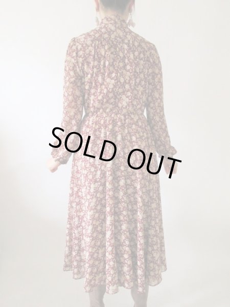 画像5: 【ドラマチックなシルエット*】クラシカルフラワーワンピース  (5)