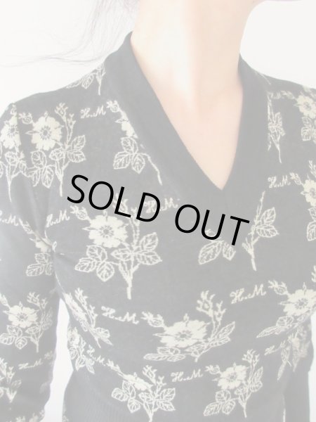 画像6: 【HANAE MORI*】お花とロゴ柄セットアップ (6)