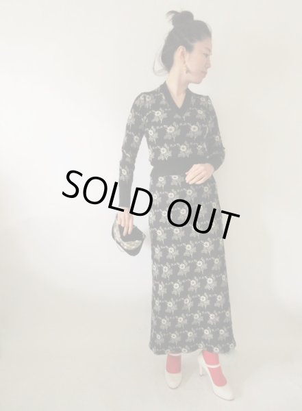 画像2: 【HANAE MORI*】お花とロゴ柄セットアップ (2)