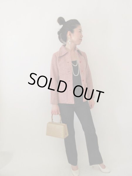 画像2: 【赤のバランスが好き*】レトロデザインジャケット (2)