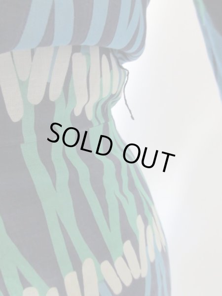 画像7: 【大胆な色使い*】カラフル配色ワンピース (7)