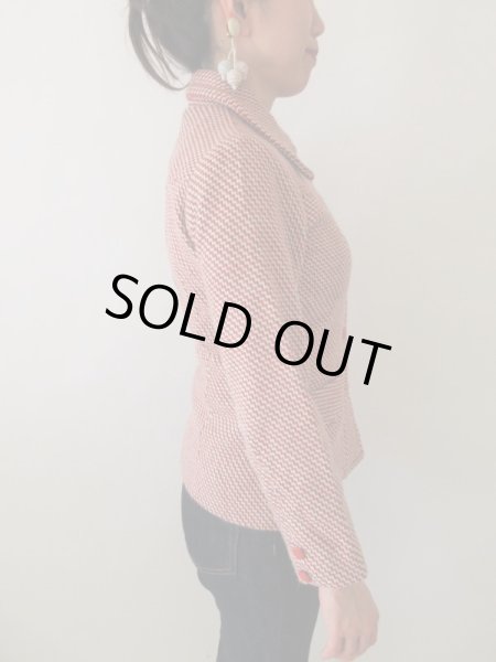 画像4: 【赤のバランスが好き*】レトロデザインジャケット (4)