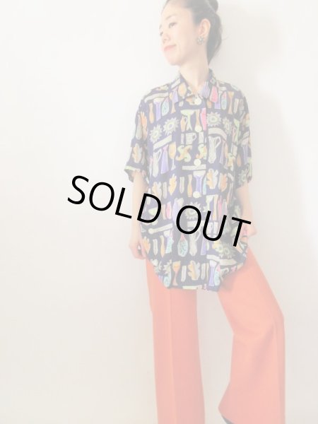 画像2: 【レトロにカッコよく*】着回しの効くパンツ (2)