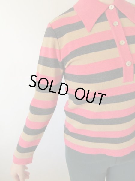 画像7: 【さりげなく可愛く*】チャーミング配色のボーダーニット (7)