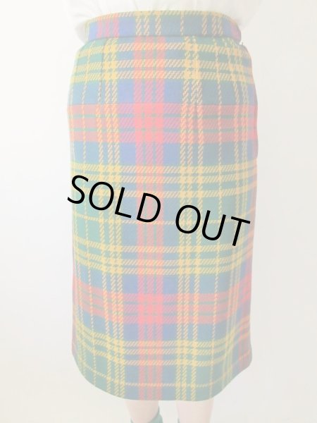 画像10: 【原色の鮮やかさに脱帽*】Dead stock*カラフルチェックのセットアップ (10)