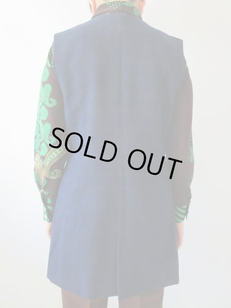 画像5: 【着回し力に自信あり*】ネイビーのロングベスト (5)