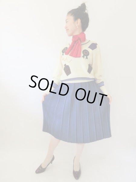 画像2: 【シンプルis Best*】ウエストゴムのプリーツスカート (2)