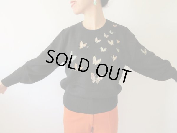 画像3: 【人気モチーフ*】羽ばたくチョウチョニット (3)