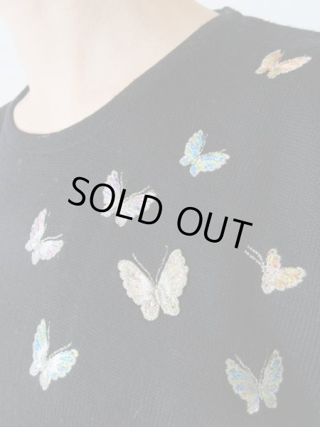 画像6: 【人気モチーフ*】羽ばたくチョウチョニット (6)