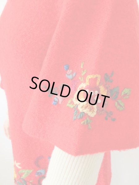 画像6: 【末広がりシルエット*】お花柄ステッチチュニック (6)