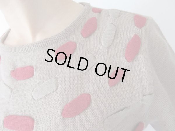 画像6: 【さりげなくレディーに*】ステッチデザインニット (6)