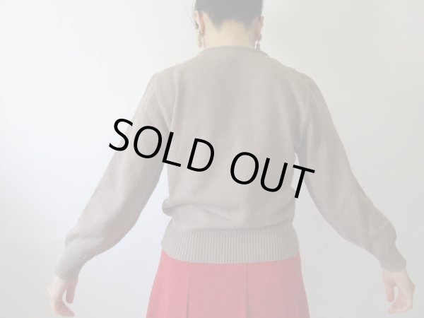 画像5: 【さりげなくレディーに*】ステッチデザインニット (5)