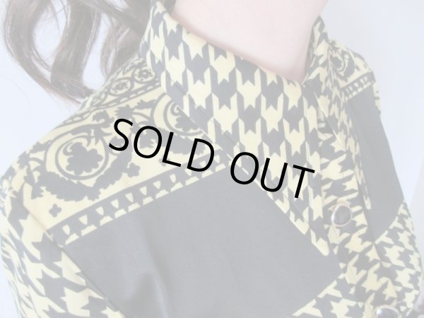 画像7: 【スパイスの効いたインパクト*】バイカラーデザインワンピース (7)