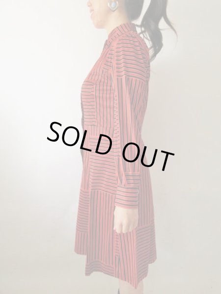 画像3: 【レトロモダンを気取るなら*】レトロデザインワンピース (3)