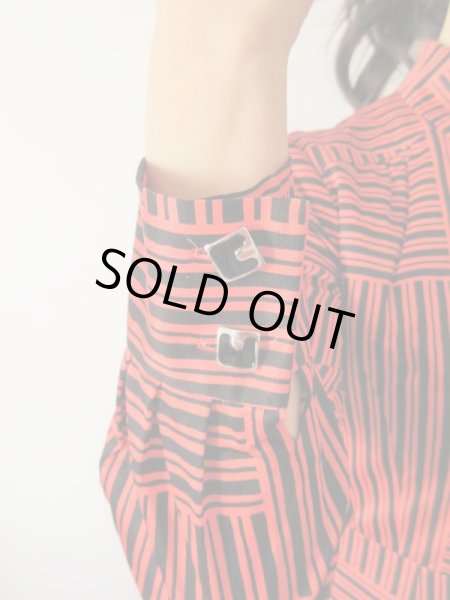 画像5: 【レトロモダンを気取るなら*】レトロデザインワンピース (5)