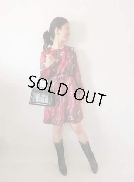 画像2: 【Dead stockの奇跡の1着*】技あり配色ワンピース (2)