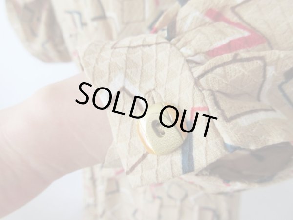 画像8: 【大人っぽさをキープしたまま*】スクエアー柄ワンピース (8)