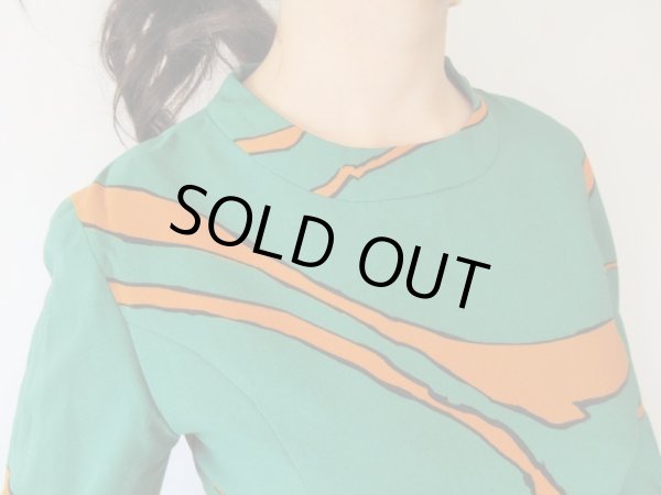 画像9: 【Dead stock*】大胆配色ワンピース (9)