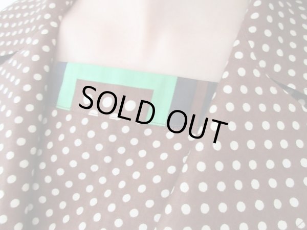 画像6: 【唯一無二のレトロ感*】水玉×スクエアーセットアップ (6)