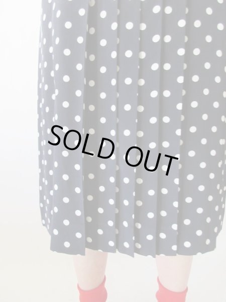 画像8: 【奇跡のDead stock*】レディーな水玉リボンのワンピース  (8)
