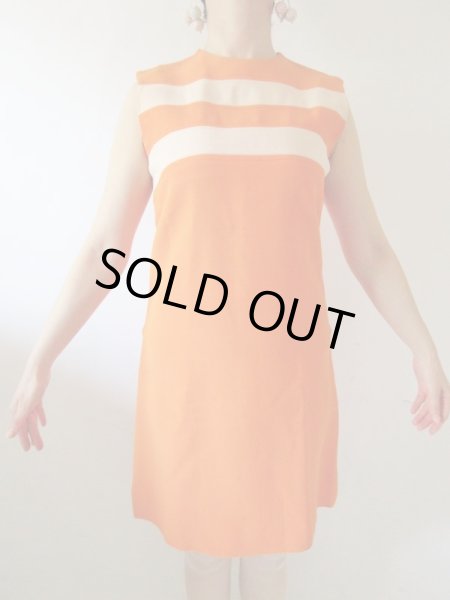 画像3: 【60'sムード満点に*】フランス製ワンピース (3)