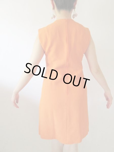 画像5: 【60'sムード満点に*】フランス製ワンピース (5)