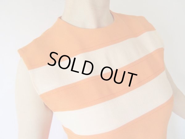 画像6: 【60'sムード満点に*】フランス製ワンピース (6)