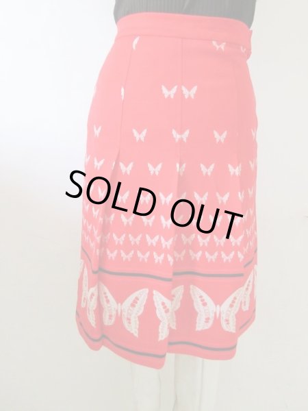 画像3: 【二度見しちゃう可愛さ*】チョウチョ柄スカート (3)